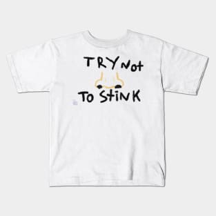 Unofficially Unlicensed Tees - try not to stink chicago cubes Kids T-Shirt